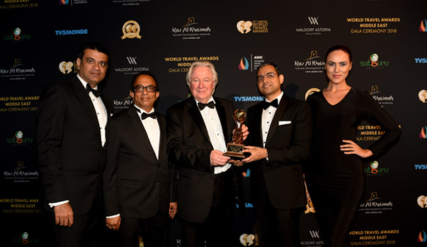 Middle East's best B2B travel provider at the World Travel Awards 2018